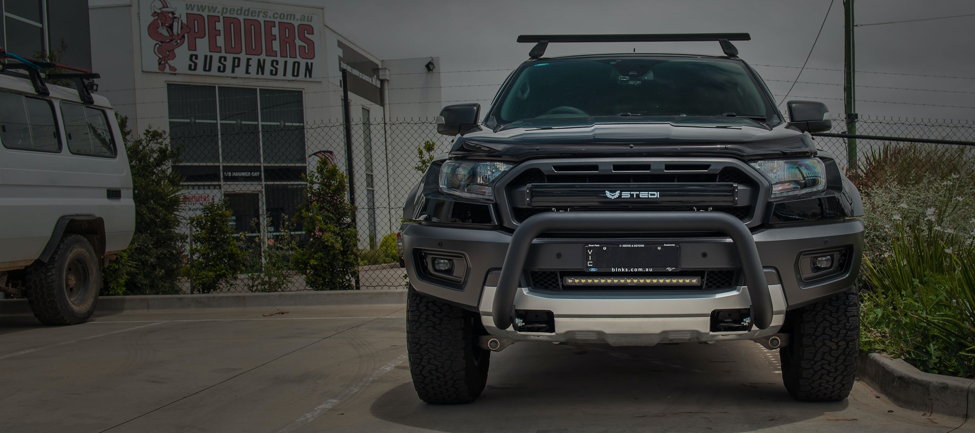 STEDI Ford Ranger Lower Grill Light Bar Mounting Bracket MK2